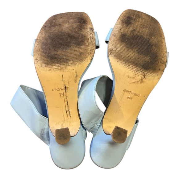 NINE WEST Women's blue heels - Picture 4 of 5